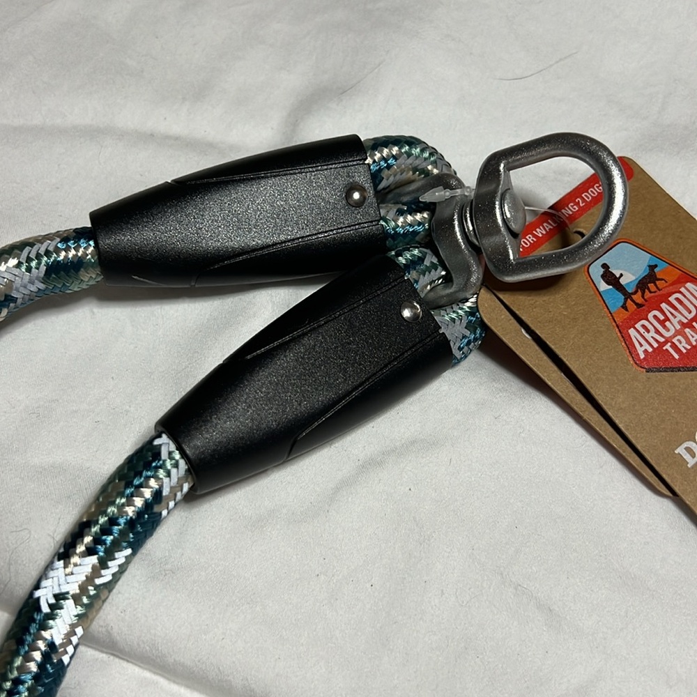 Arcadia Trail 2 Dog coupler leash in blue - Picture 4 of 5